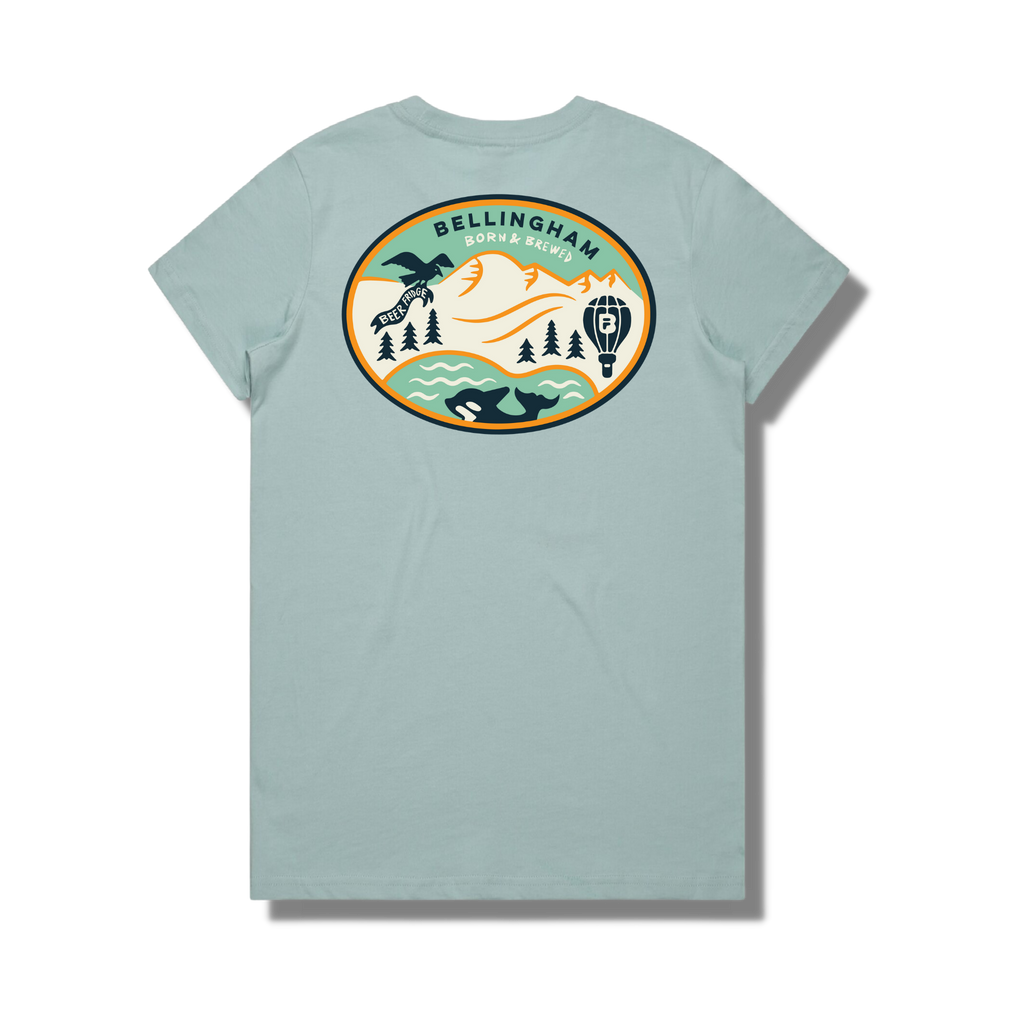 Bellingham Born & Brewed Special Edition Pale Blue Tee