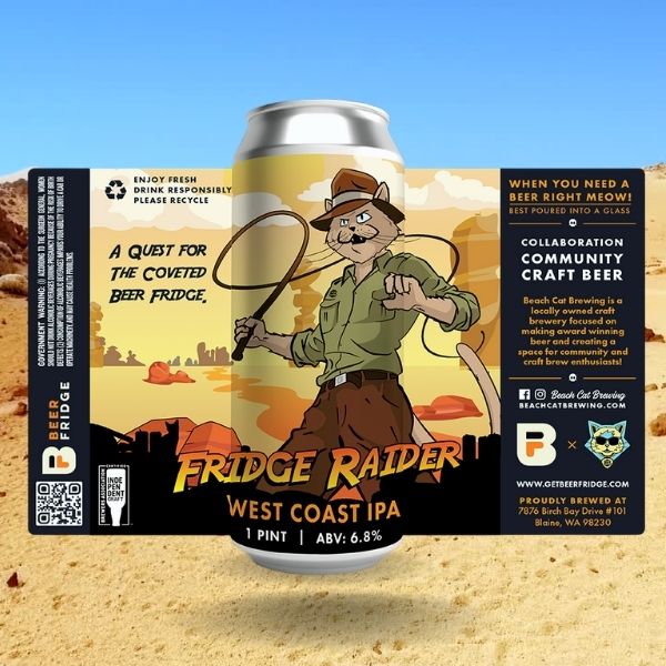 The Fridge Raider West Coast IPA - 4 Pack